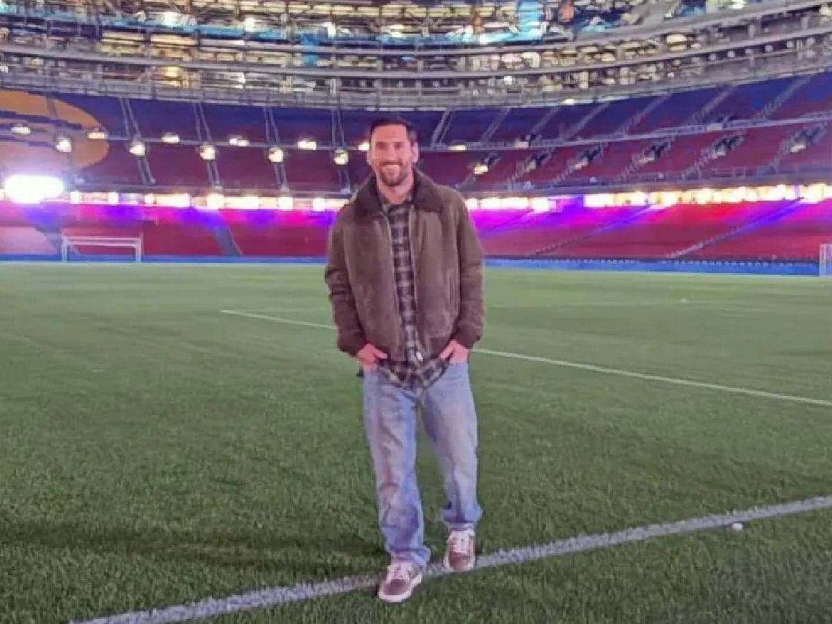 Messi regresa a su casa: la travesura nocturna en el Camp Nou